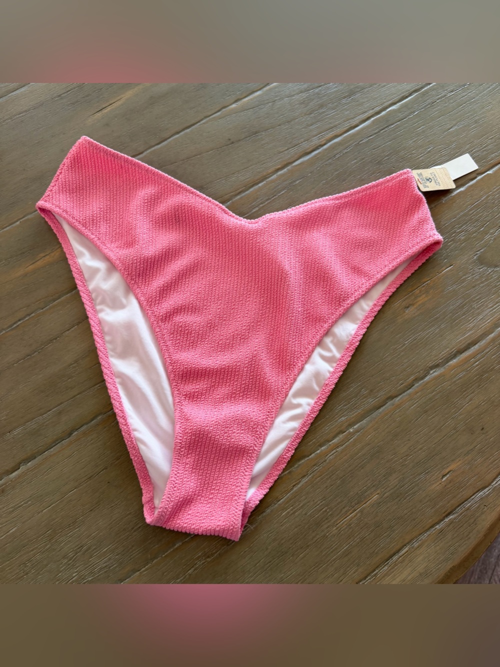 Victoria’s Secret PINK Crinkle high waisted Bikini Bottom